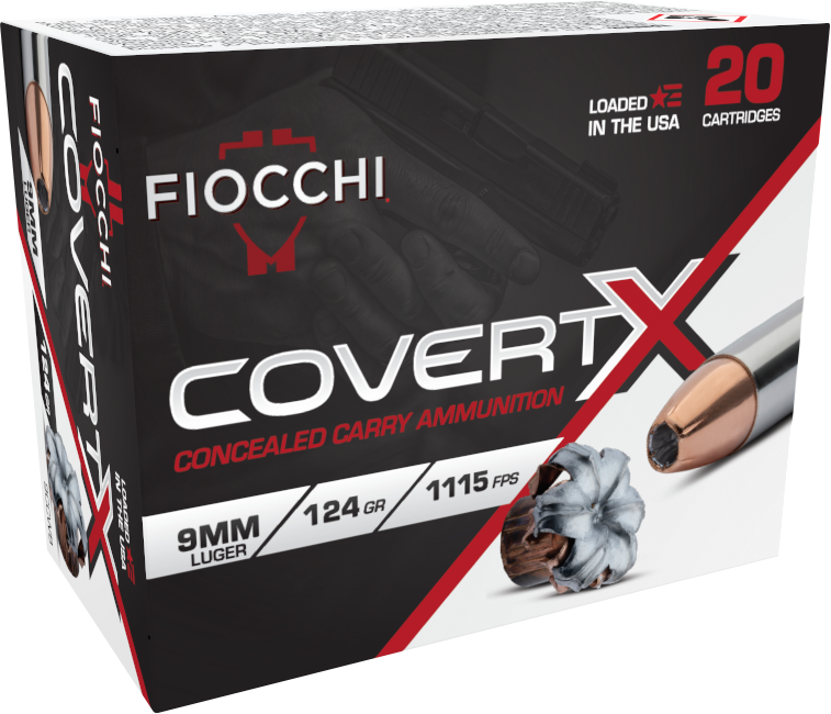 Fiocchi 9CCWB9mm Luger 124gr Jacketed Hollow Point 20 Per Box/10 Case