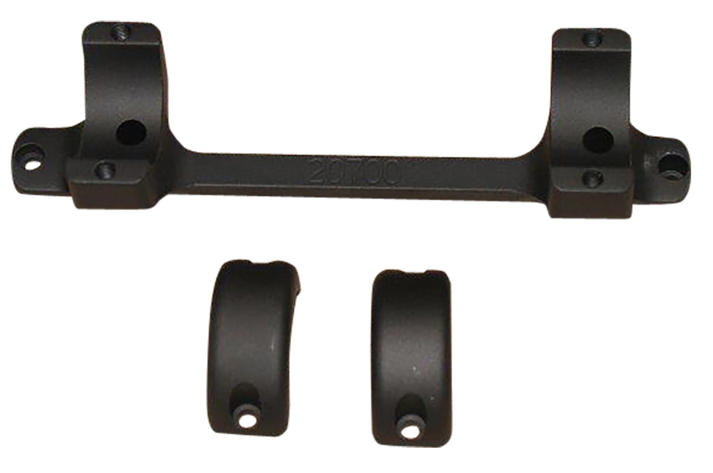 DNZ 20700 Game Reaper-Remington Scope Mount/Ring Combo Matte Black 1"