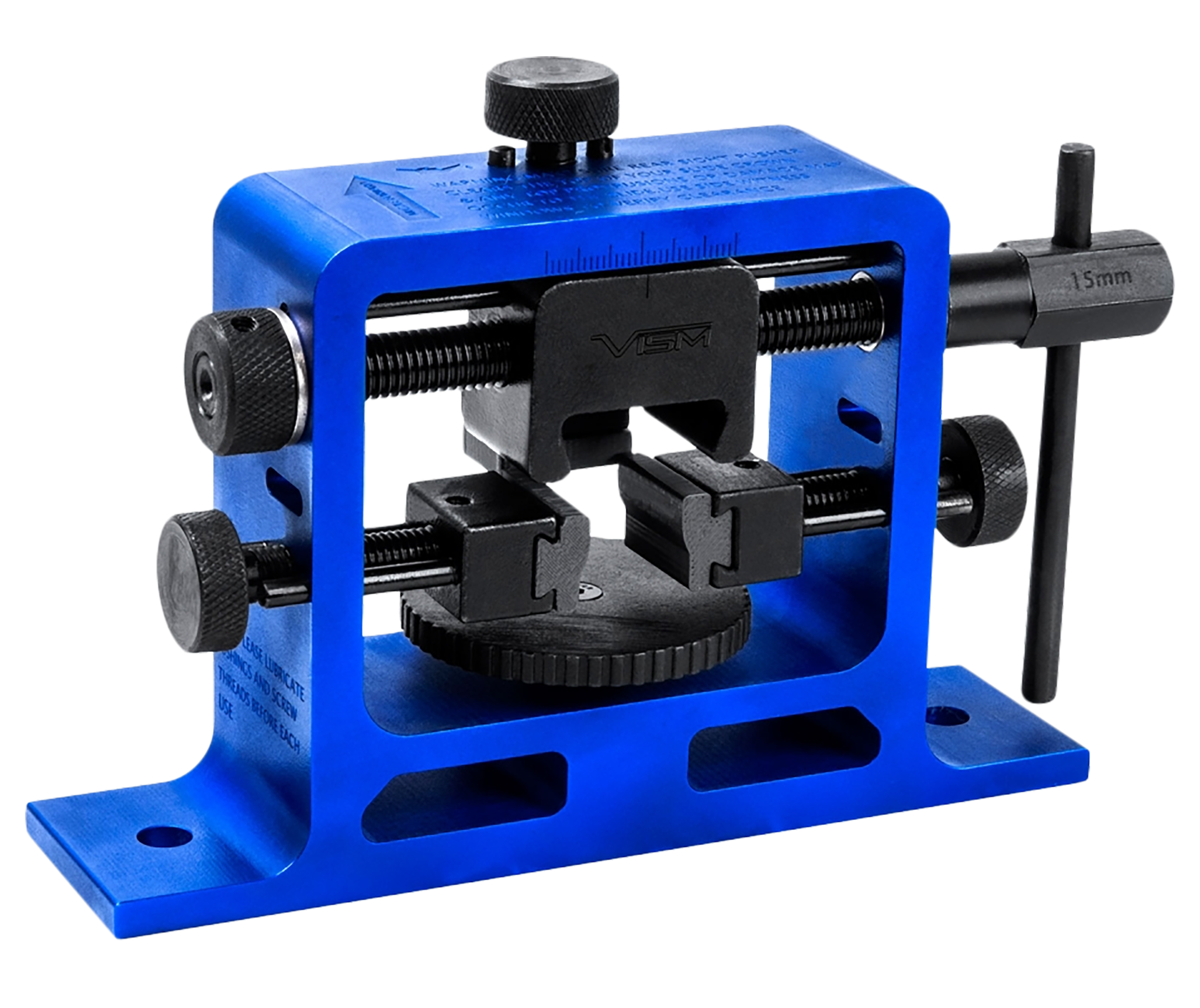 NcStar VTUPRS Universal Pistol Rear Sight Tool Tool Black/Blue Steel/Aluminum Universal Pistol Steel Handle