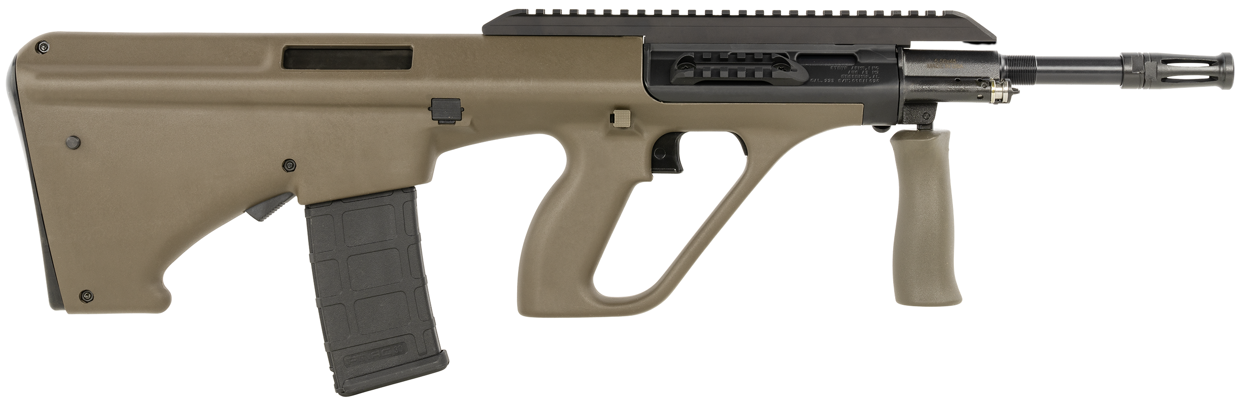 Steyr Arms AUGM2GRNNATOEXT AUG A3 M2 5.56x45mm NATO 16" OD Green Synthetic Bullpup Stock
