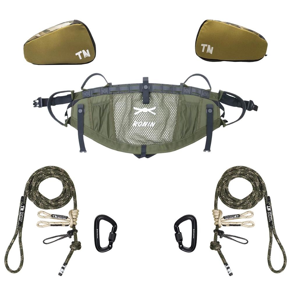 Timber Ninja Outdoors Ronin Saddle Starter Kit XL 36" - 40" Green