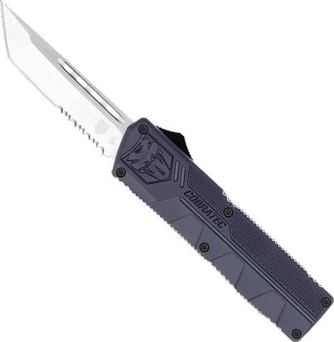 COBRATEC LIGHTWEIGHT OTF NYPD BLUE 3.25" TANTO SERRATED