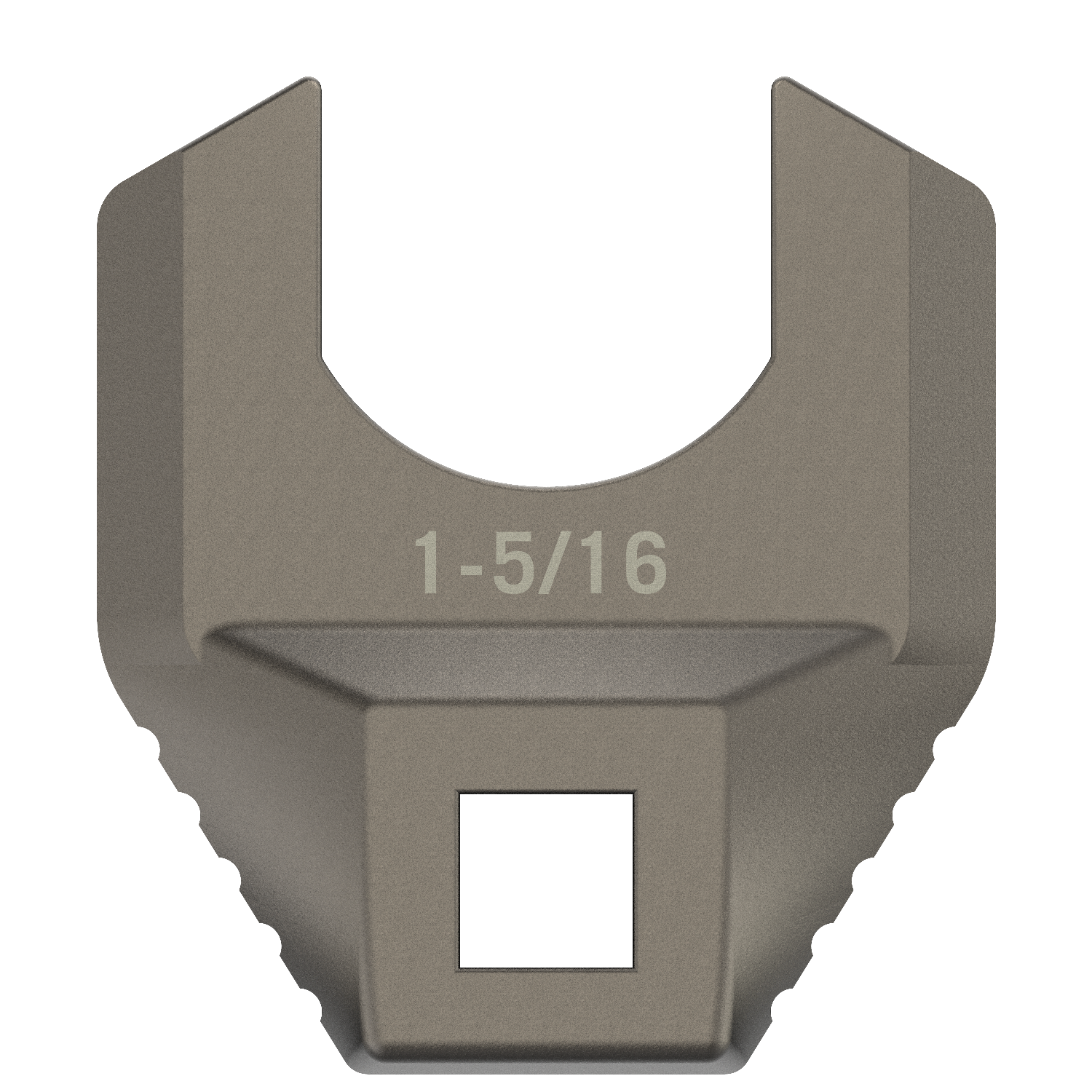 Real Avid AVMF1516BNW Master -Fit Barrell Nut Wrench 1 5/16" Titanium Titanium/Stainless Steel AR-Platform Free-Float Handle