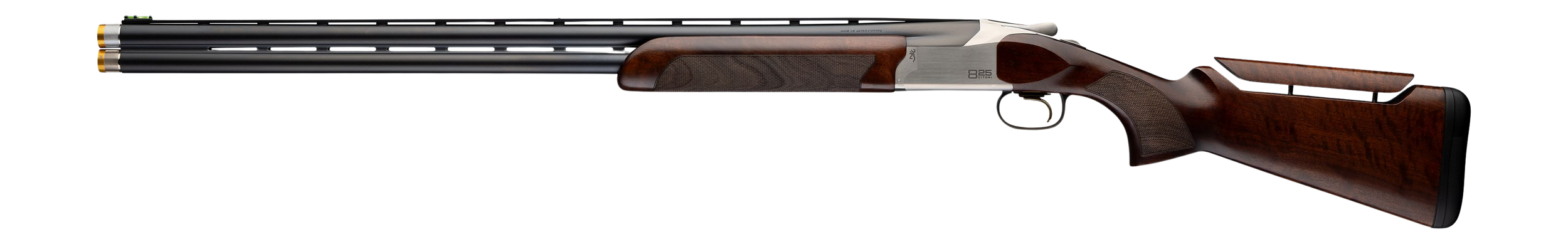 Browning 0183713003 Citori 825 Sporting 12 Gauge Break Open 3" 2rd 30" Matte Blued Over/Under Vent Rib Barrel, Engraved Silver Nitride Steel Receiver, Adj Comb Gloss Black Walnut Stock, Left Hand