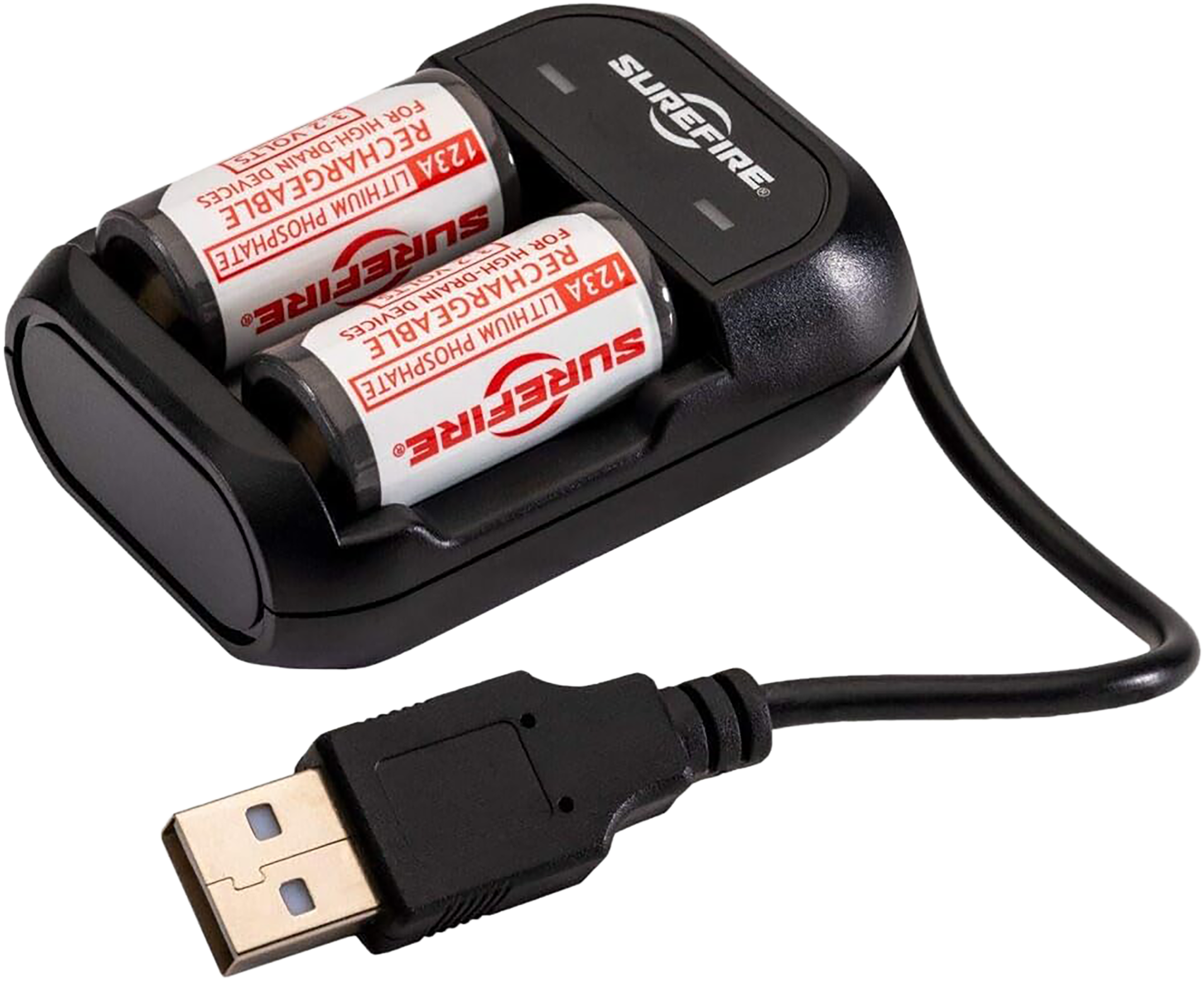 SureFire SFLFP123KIT AC/DC Wall Charger Kit  CR123A