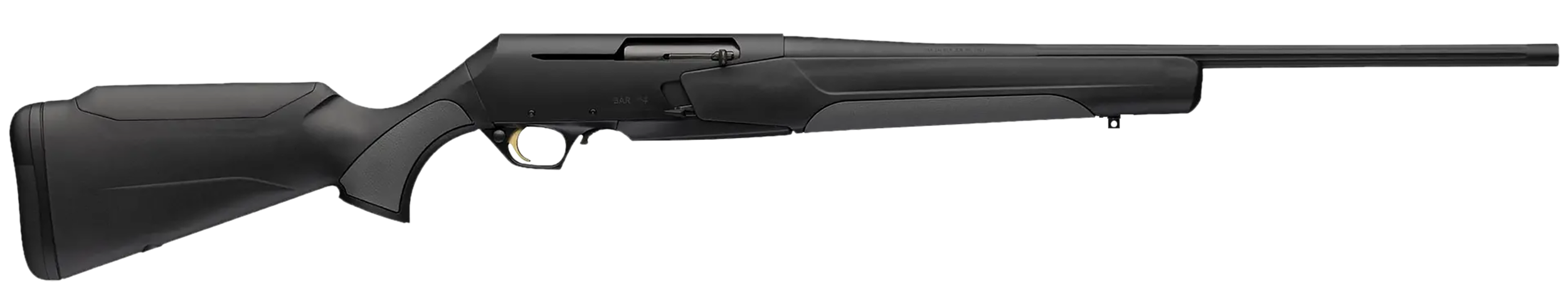 Browning 039007227 BAR MK4 Hunter 7mm Rem Mag 3+1 24" Matte Black Fluted Barrel, Matte Blued Aluminum Alloy Drilled & Tapped Receiver, Black Adj Shim Synthetic Stock