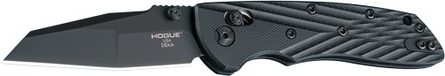 HOGUE DEKA 3.25" ABLE LCK FLDR WHARNCLIFFE G-10 FRME BLACK