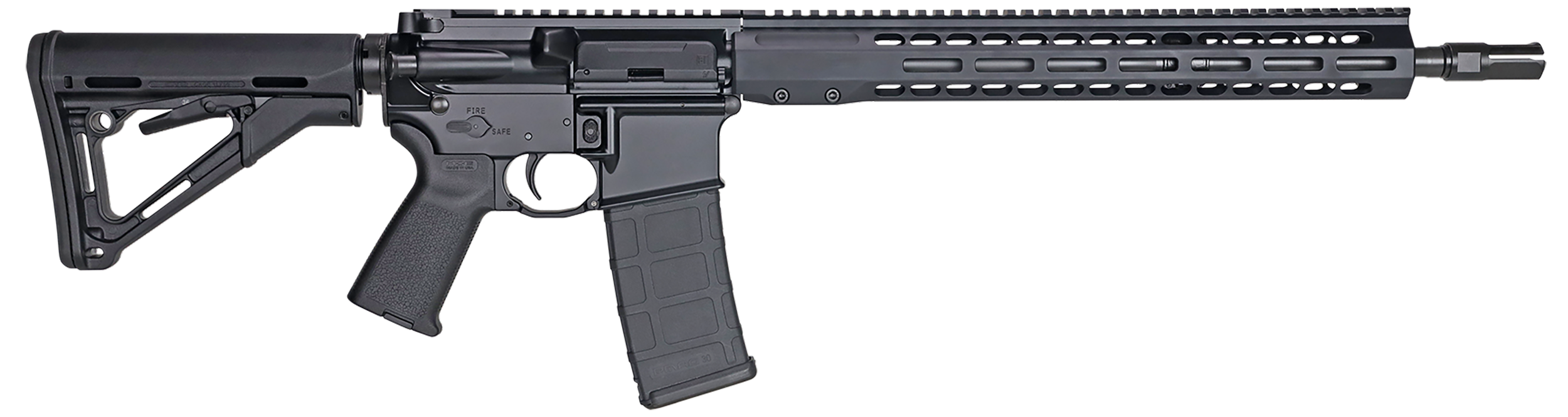 Barrett 19726  REC7 DI 5.56x45 NATO 30+1 16" Black Anodized 7075-T6 Aluminum Receiver