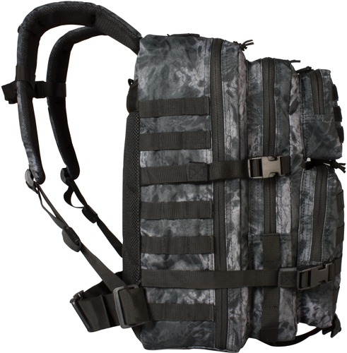 RED ROCK LARGE ASSAULT PACK PRYM1 BLACKOUT CAMO W/ WEBBING