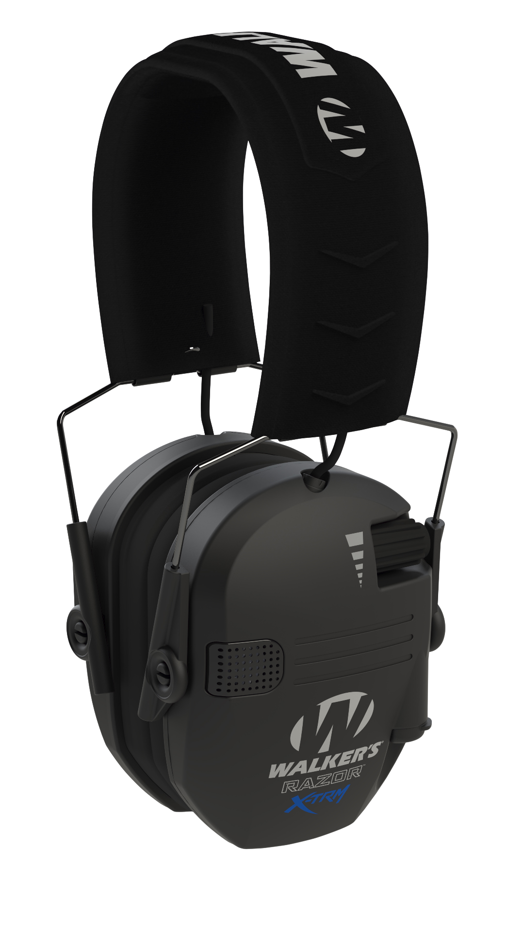 Walker's GWPXDRSEM Razor X-TRM Digital Electronic Muff 21 dB Over the Head Black Polymer