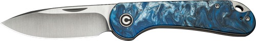 CIVIVI KNIFE ELEMENTUM SLIP JOINT 2.9" BLUE OCEAN/SATIN!