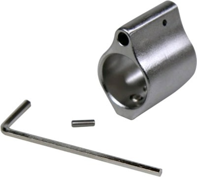 GUNTEC LOW PROFILE GAS BLOCK .750 DIA STAINLESS STEEL