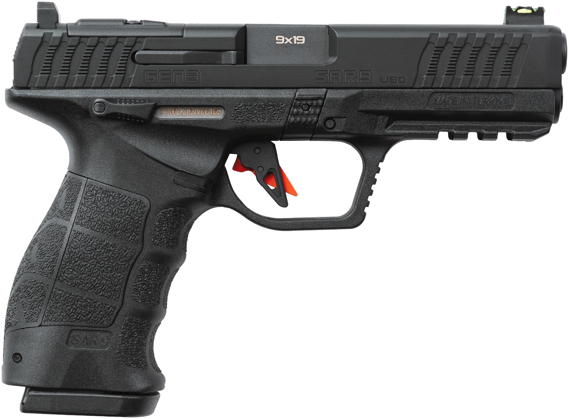 SAR SAR9 9MM GEN3 U-80 17RD