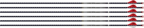 EASTON ARROW 4MM FMJ 300 6-PACK W/ 2" BLAZER VANES