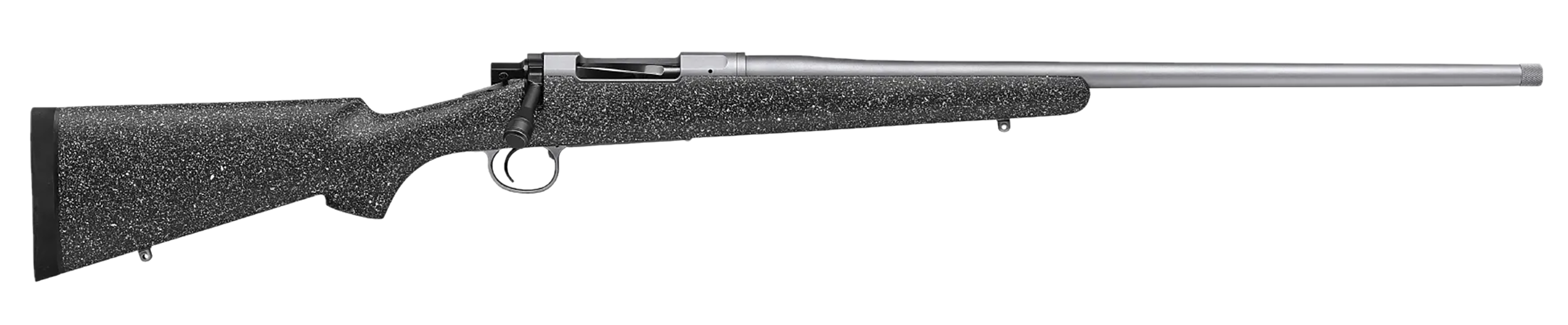 Nosler 40821 M21  300 Win Mag 3+1 24" Barrel, Stainless Steel Nitride Metal Finish, Gray Speckled Black All-Weather Epoxy Stock