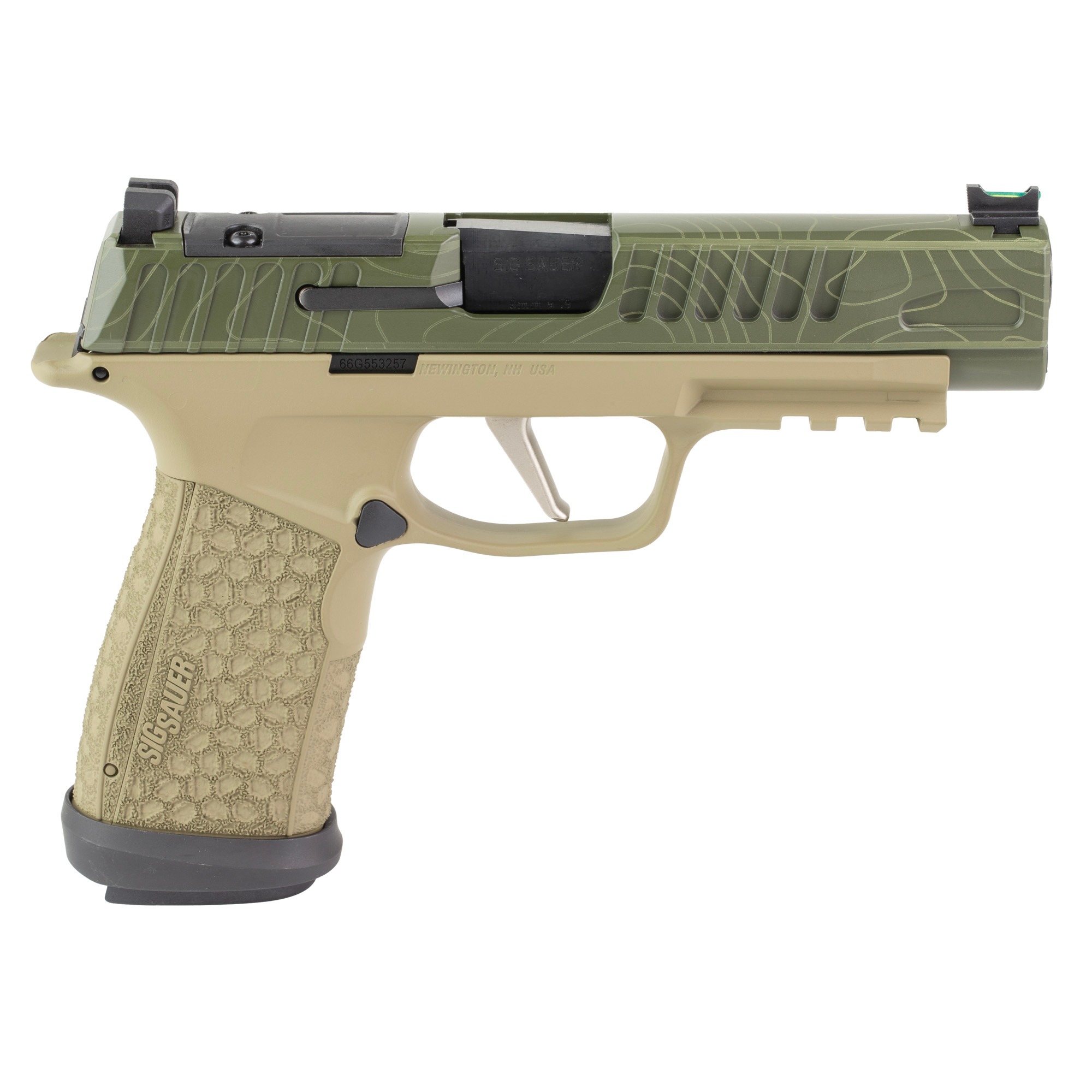SIG P365 FUSE 9MM 21RD ODG/TAN TOPO