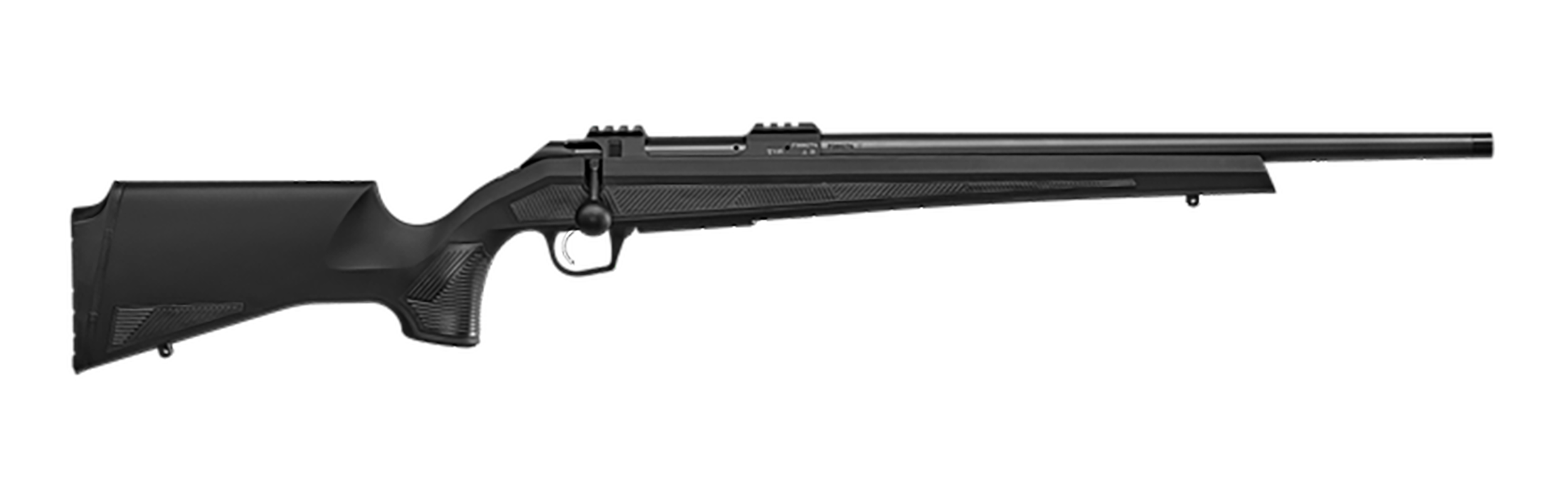 CZ-USA 07418 600+ Alpha 30-06 Springfield 5+1 20" Black Nitride Threaded Barrel, Black Nitride Aluminum Receiver w/Weaver Rail, Black Soft Touch Fixed Polymer Stock
