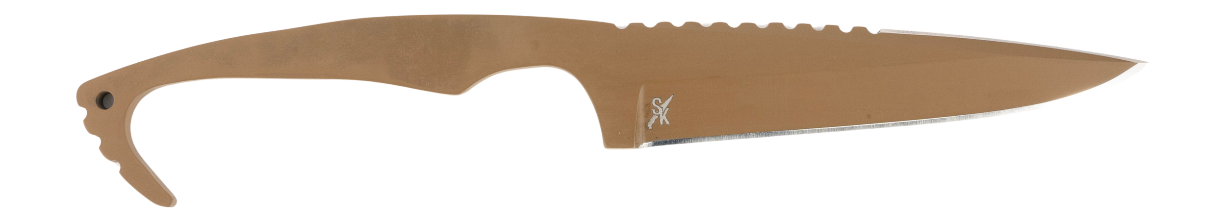 Stroup Knives MK2 4" Fixed Blade Knife FDE