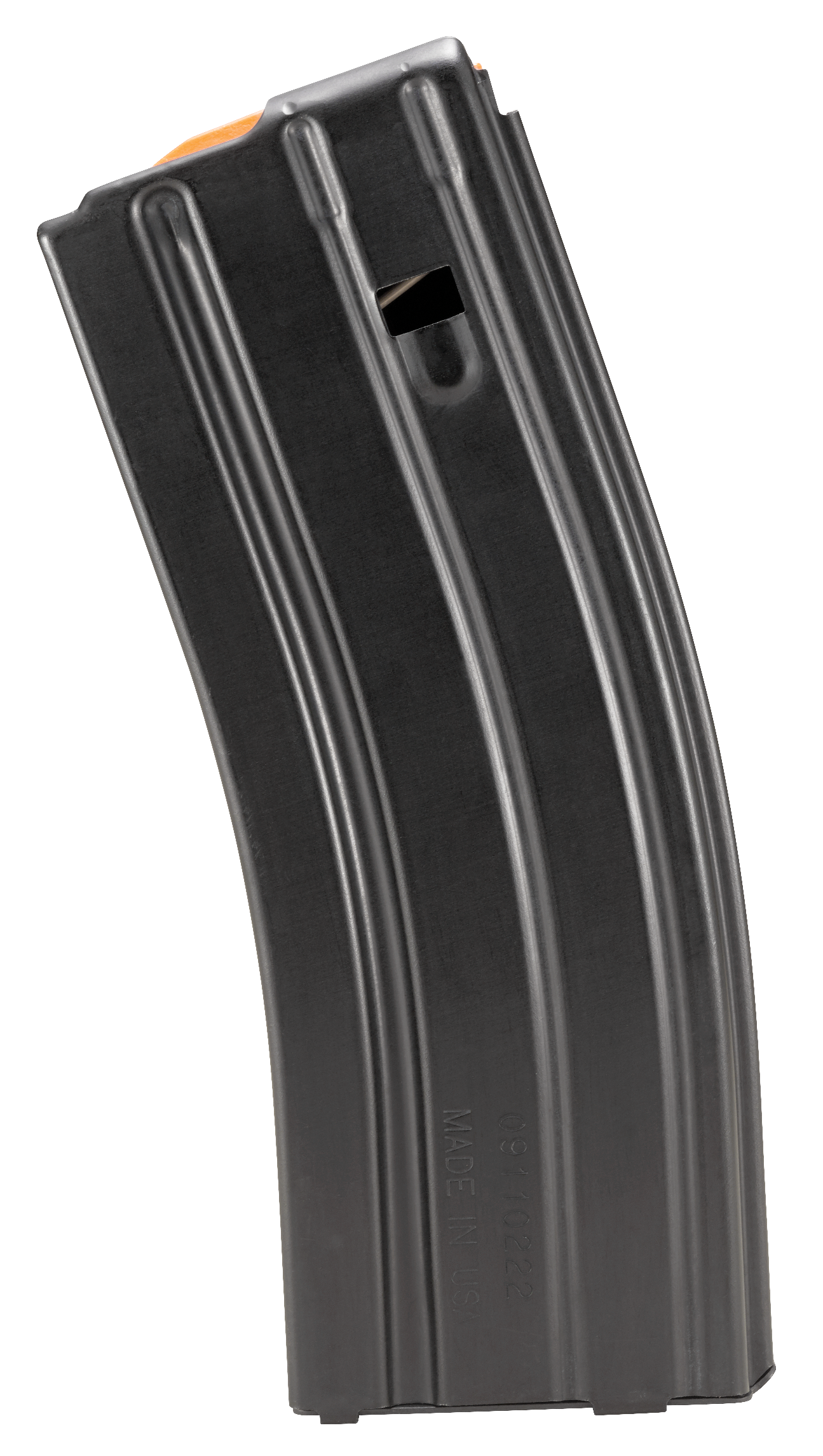 DuraMag 3023001178CPD Speed 30rd 223 Rem/300 Blackout/5.56x45mm NATO for AR-15 Black w/ Orange Follower Detachable