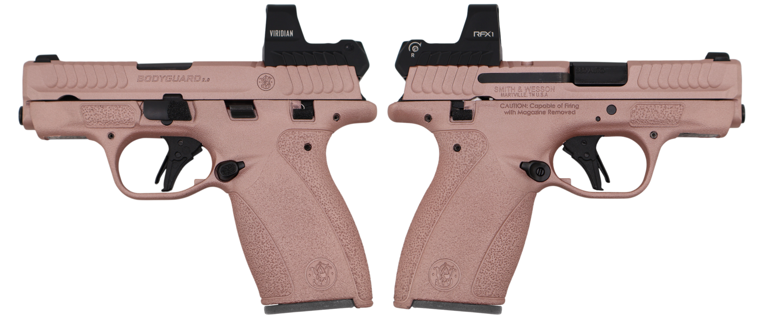Smith & Wesson Bodyguard 2.0 380 ACP 12rd RFX1 Rose Gold Optic Pistol