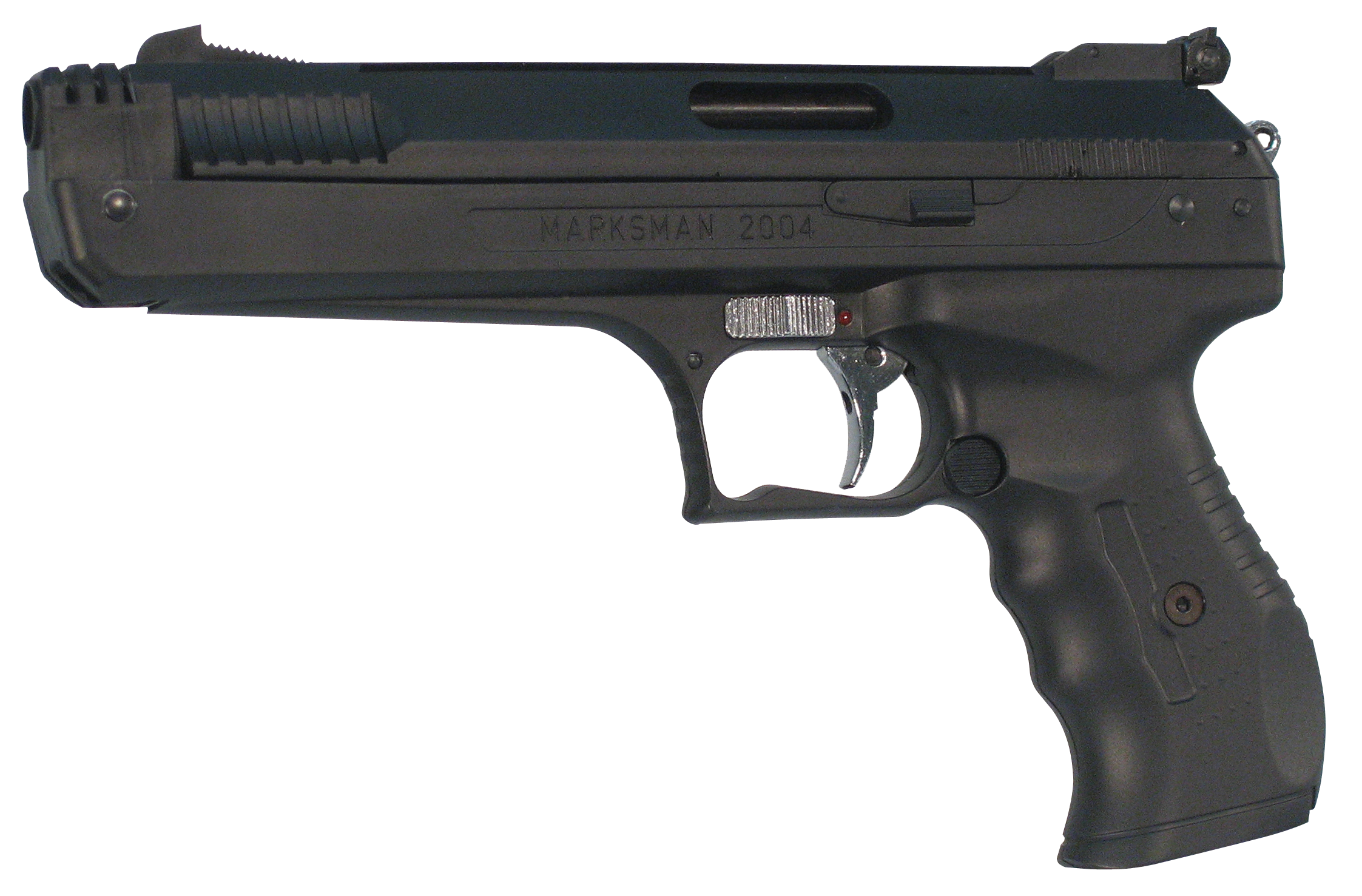 Beeman 2004 P17 Deluxe Air 177 Pellet 4.50" Polymer Frame Frame Black Finger Grooved Rubber Grips
