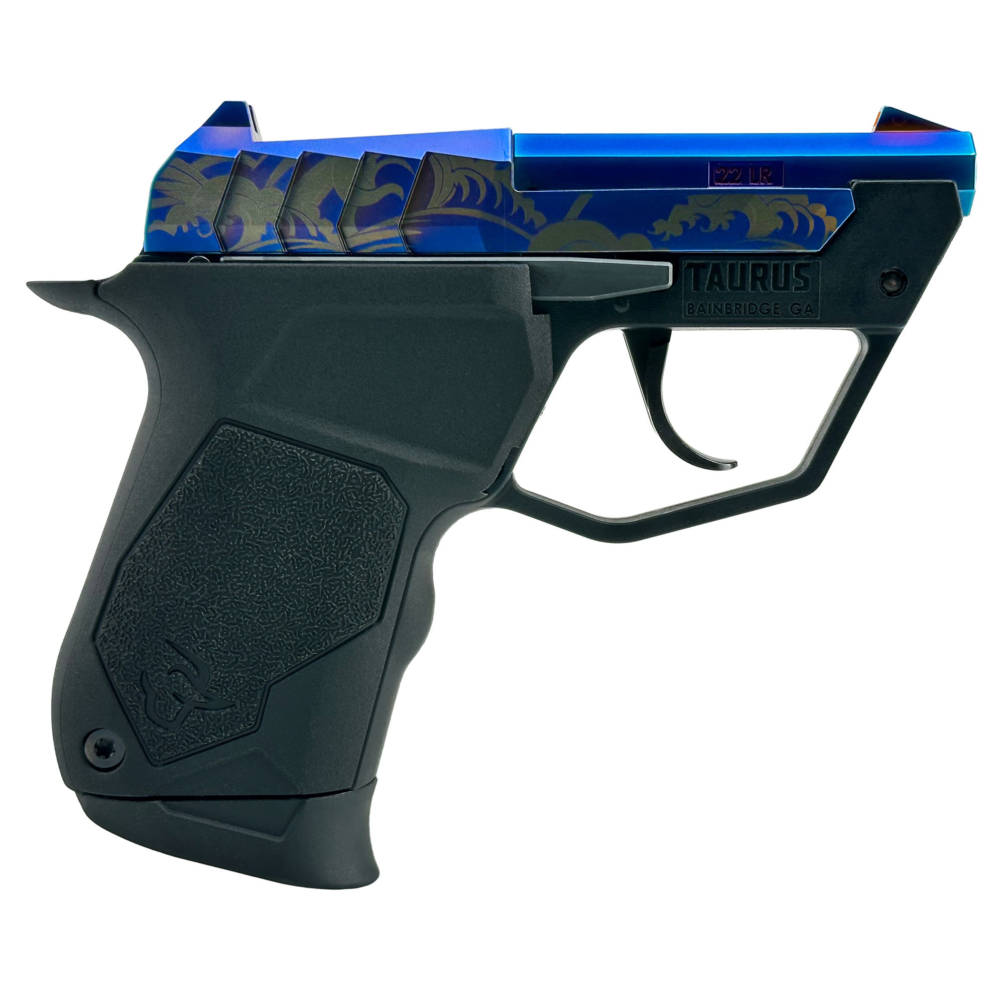 Taurus 22TUC 22 LR 2.5" 9rd Blue Wave Tip Up Pistol