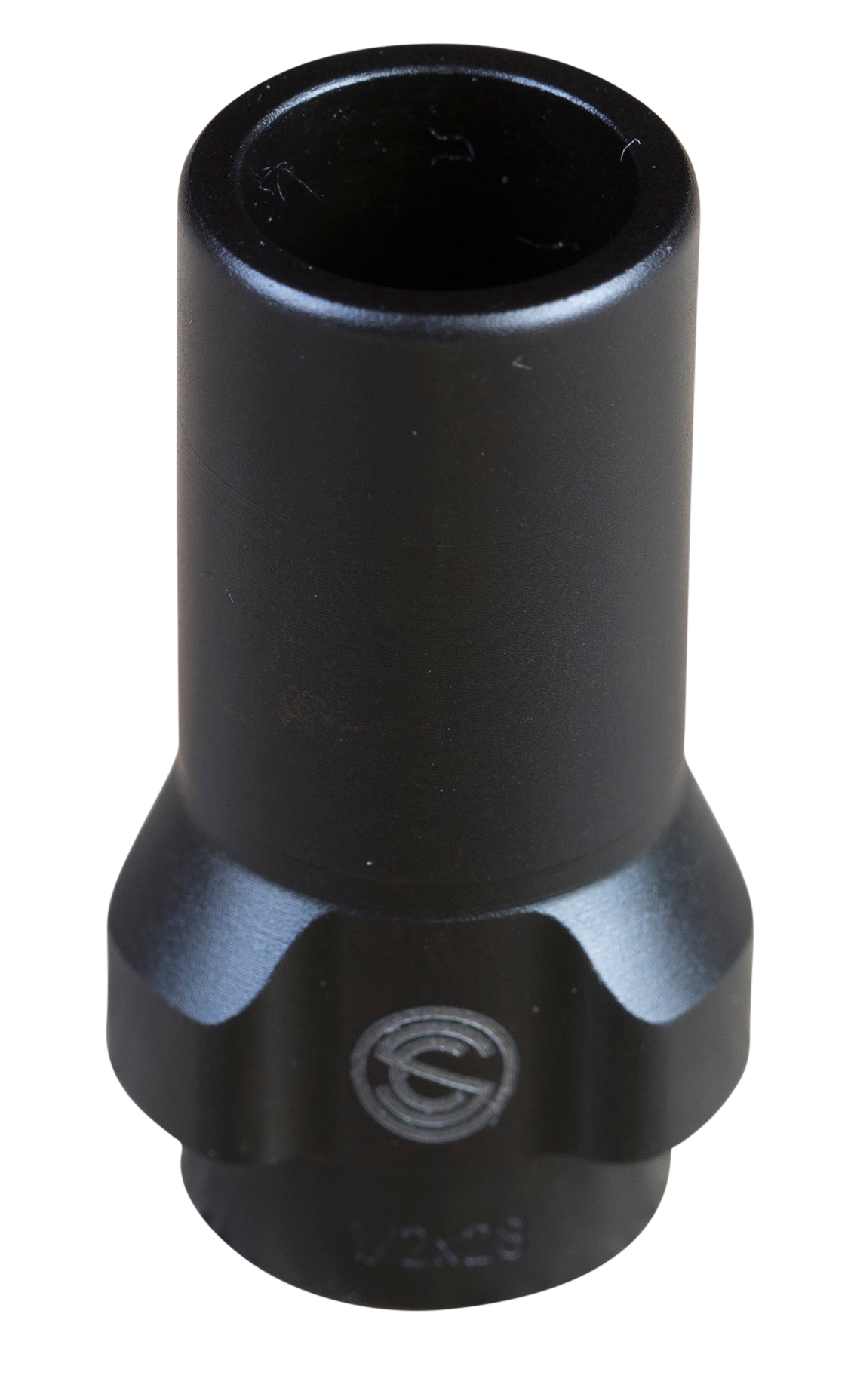 SilencerCo AC2604 3-Lug Muzzle Device 9mm Luger 1/2"-28 tpi