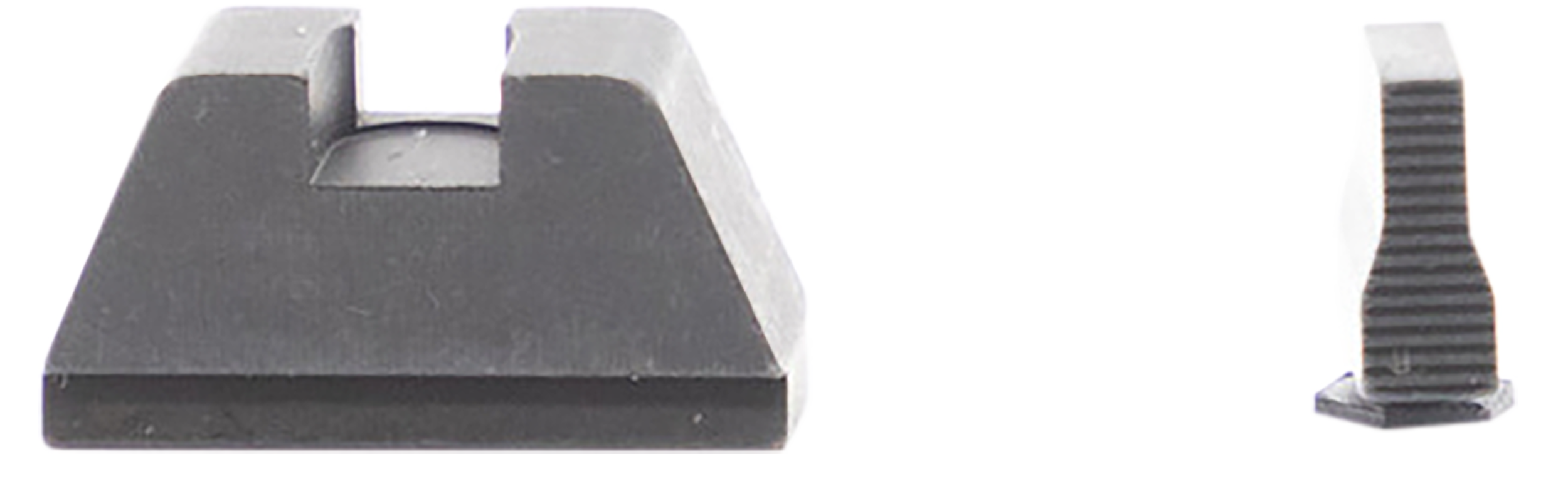 AmeriGlo GL429 Optic Compatible Sight Set for Glock  XL Tall Serrated Front Sight-Black Rear Sight