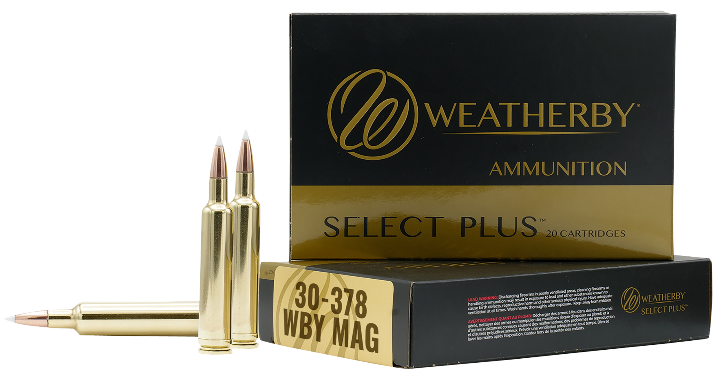 Weatherby B303180TTSX Select Plus  30-378WthbyMag 180gr Barnes Tipped TSX Lead Free 20 Per Box/10 Case