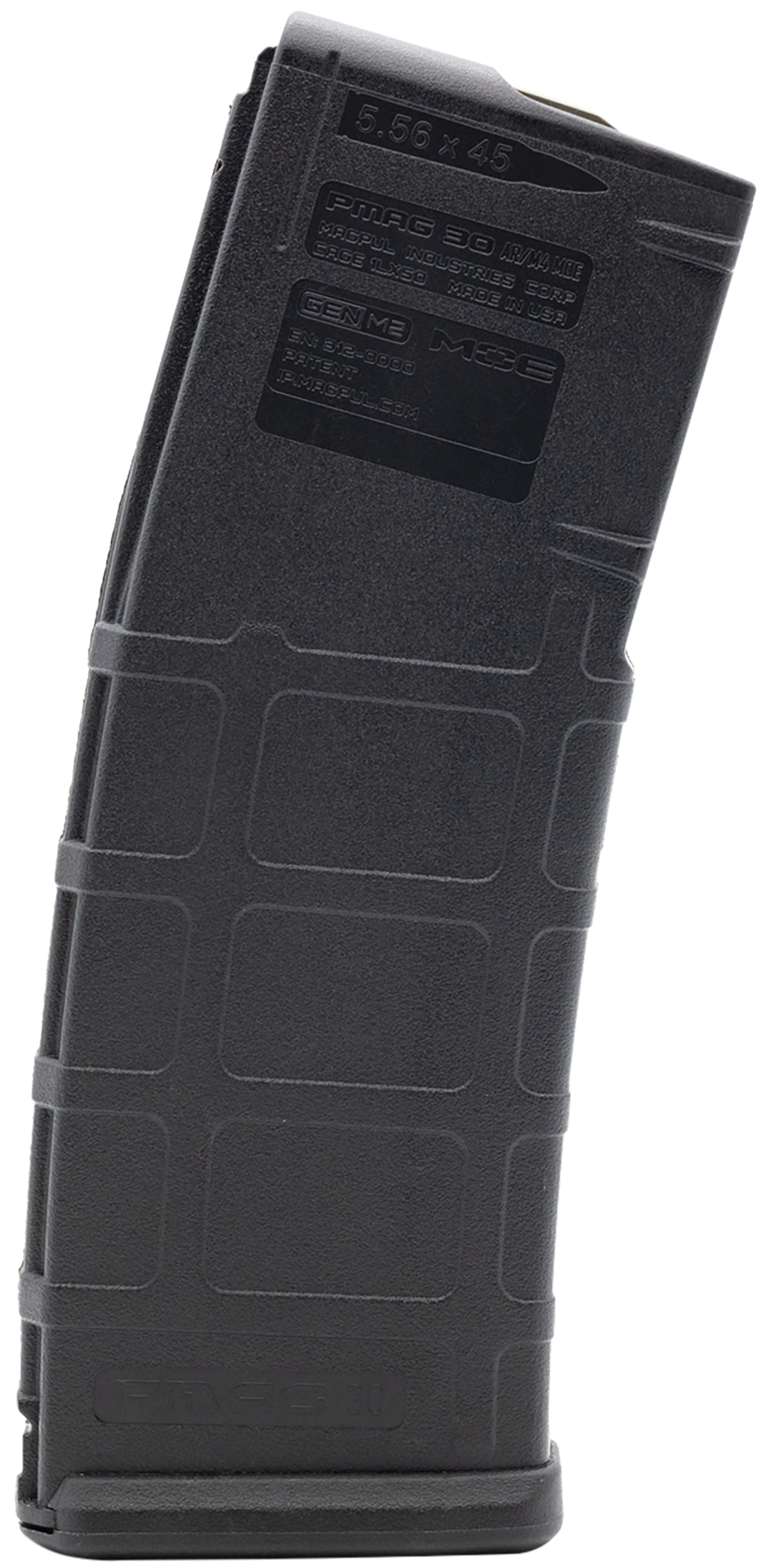 Magpul MAG571BLK PMAG GEN M2 MOE Black Detachable 30rd 223 Rem/5.56x45mm NATO for AR-15/M16/M4
