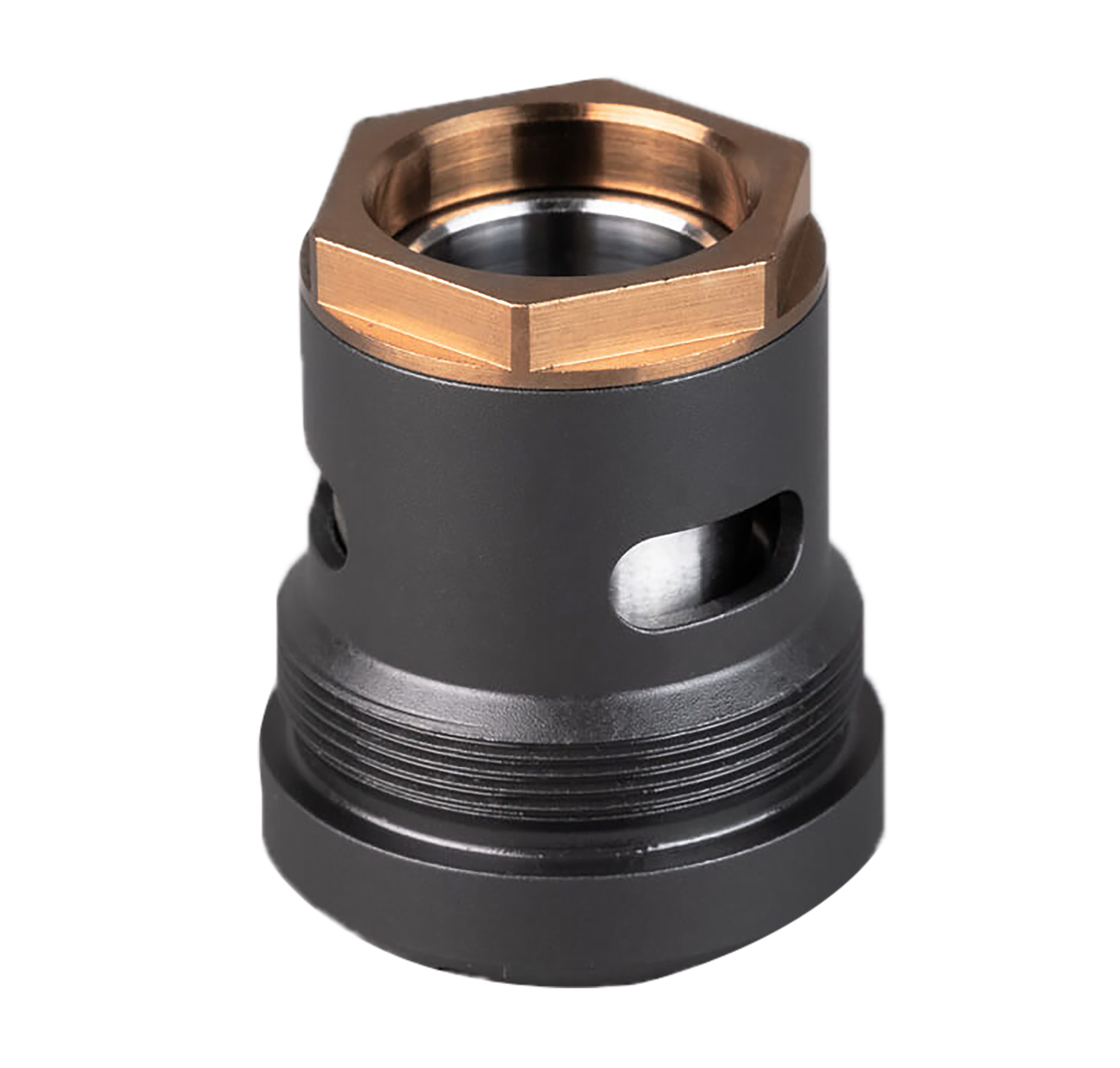 SilencerCo AC2448 3-Lug Mount 45 ACP Black Steel