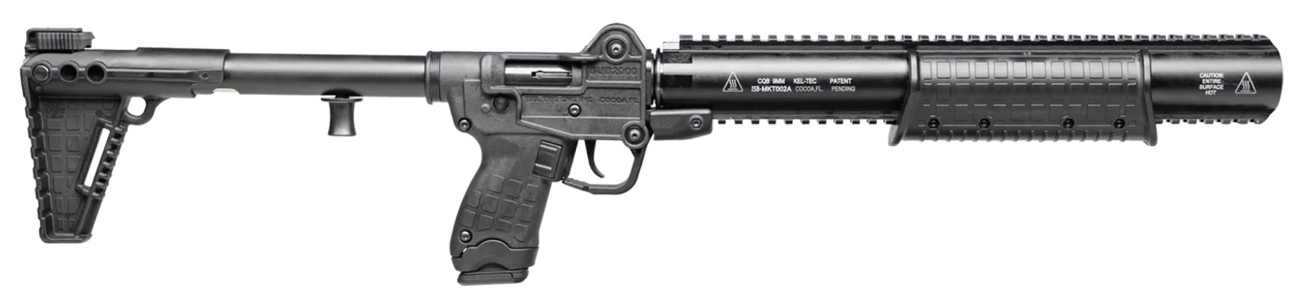KEL SUB-2000 CQB 9MM 16 GLOCK 17RD BLK