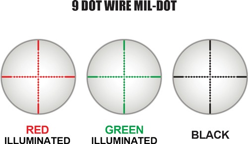 UTG SCOPE 6-24X50 1" AO 36 COLOR ILLUMINATED MIL-DOT!