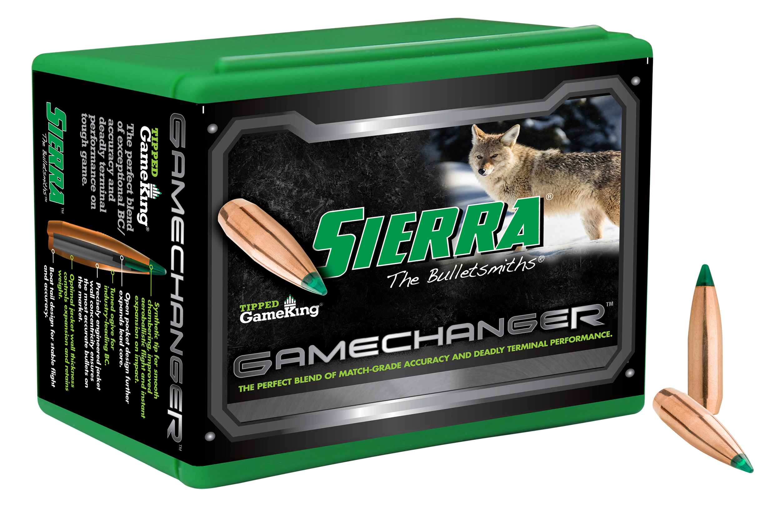 Sierra 4062 Tipped GameKing  22Cal 64gr Tipped GameKing 100/Box