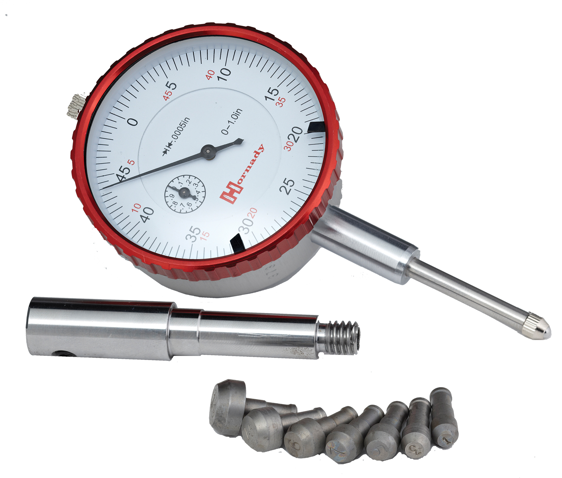 Hornady 041223 Lock-N-Load Neck Wall Thickness Gauge Stainless Steel Works With Lock N Load Concentricity Tool
