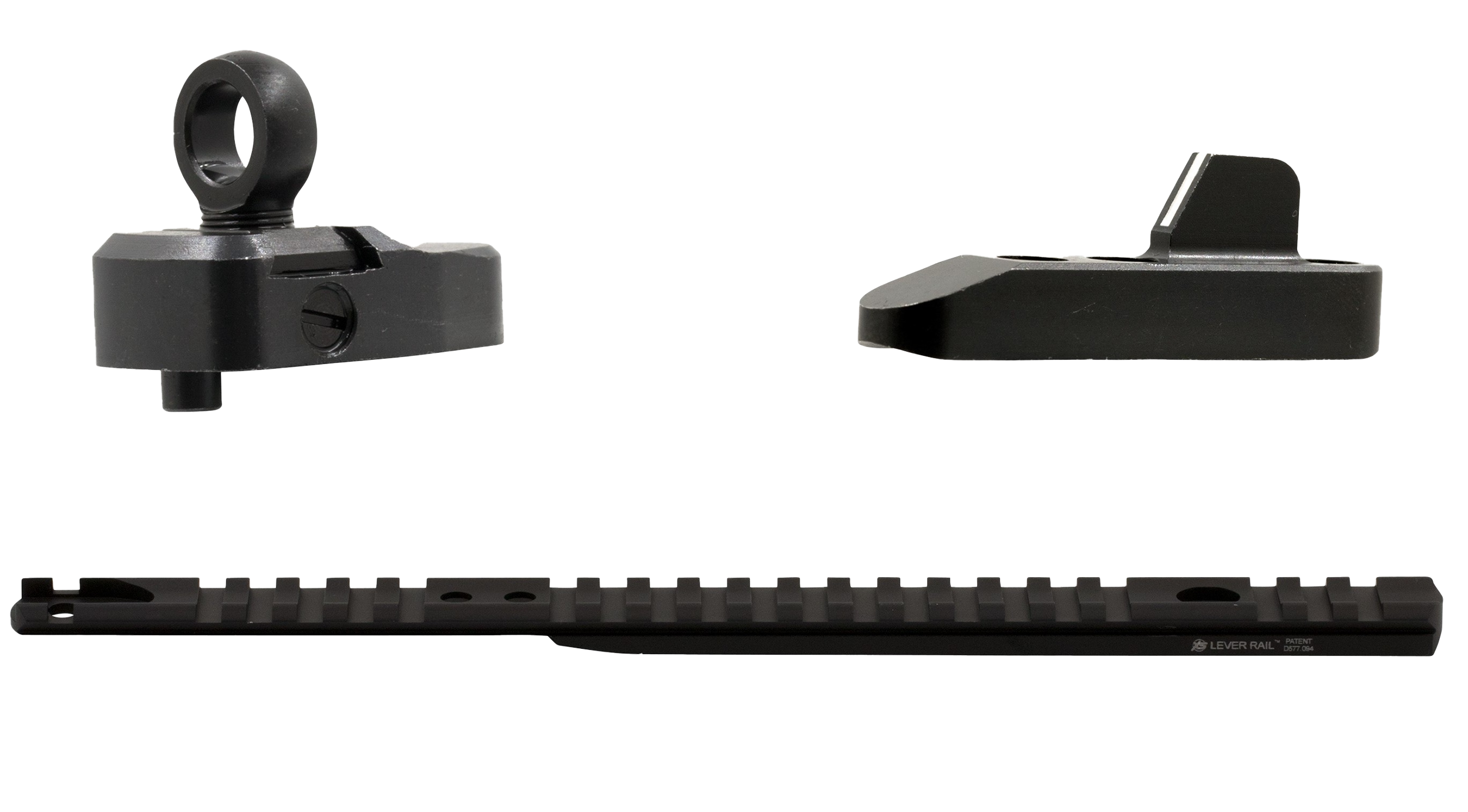 XS Sights ML10095 Marlin Optic Mounts & Ghost Ring Sight Sets  Black Anodized Aluminum/Steel Fits Marlin 1894 Lever Action