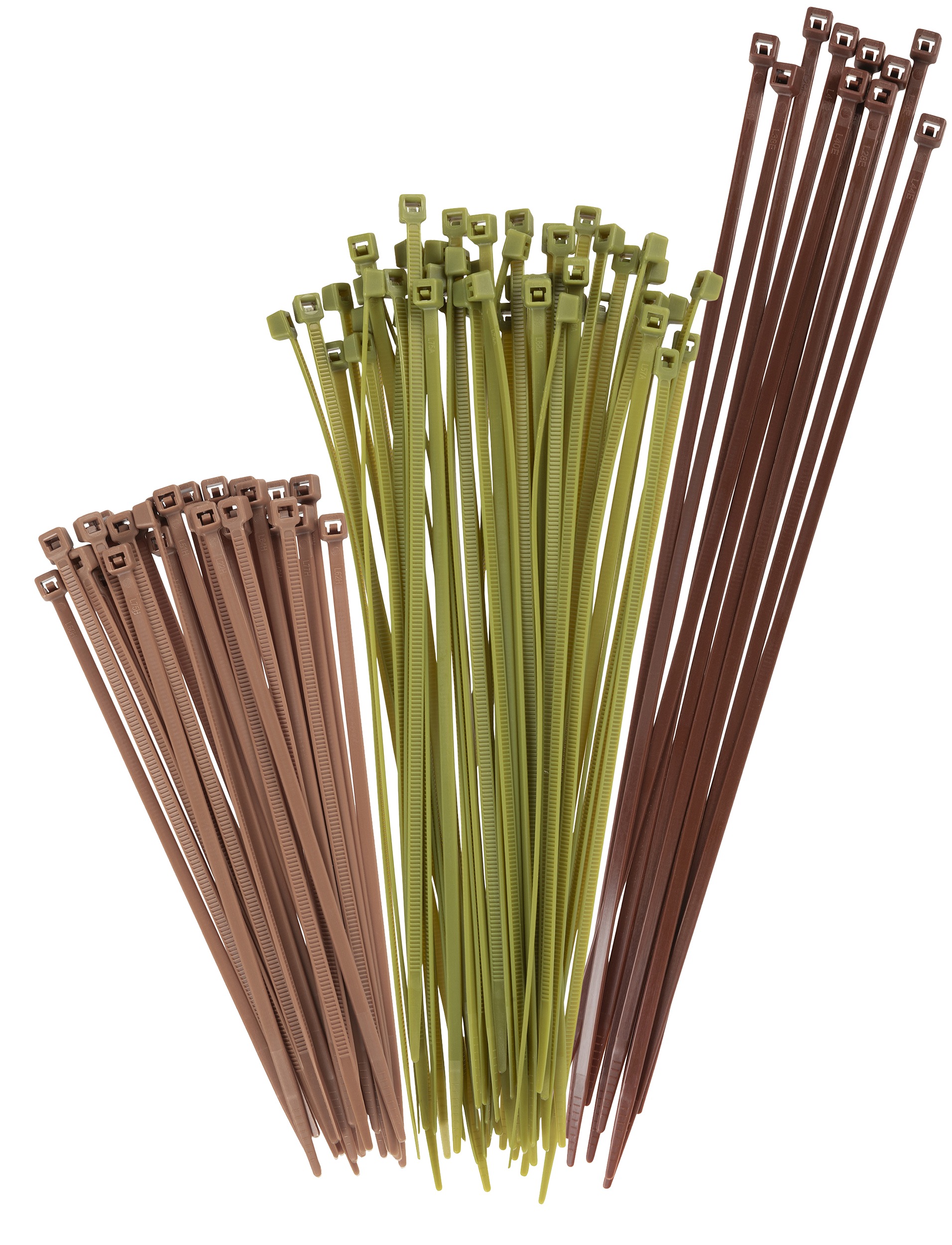 Vanish 15823 Hunting Blind Cable Ties  Tan/Green/Brown Nylon 100 PK