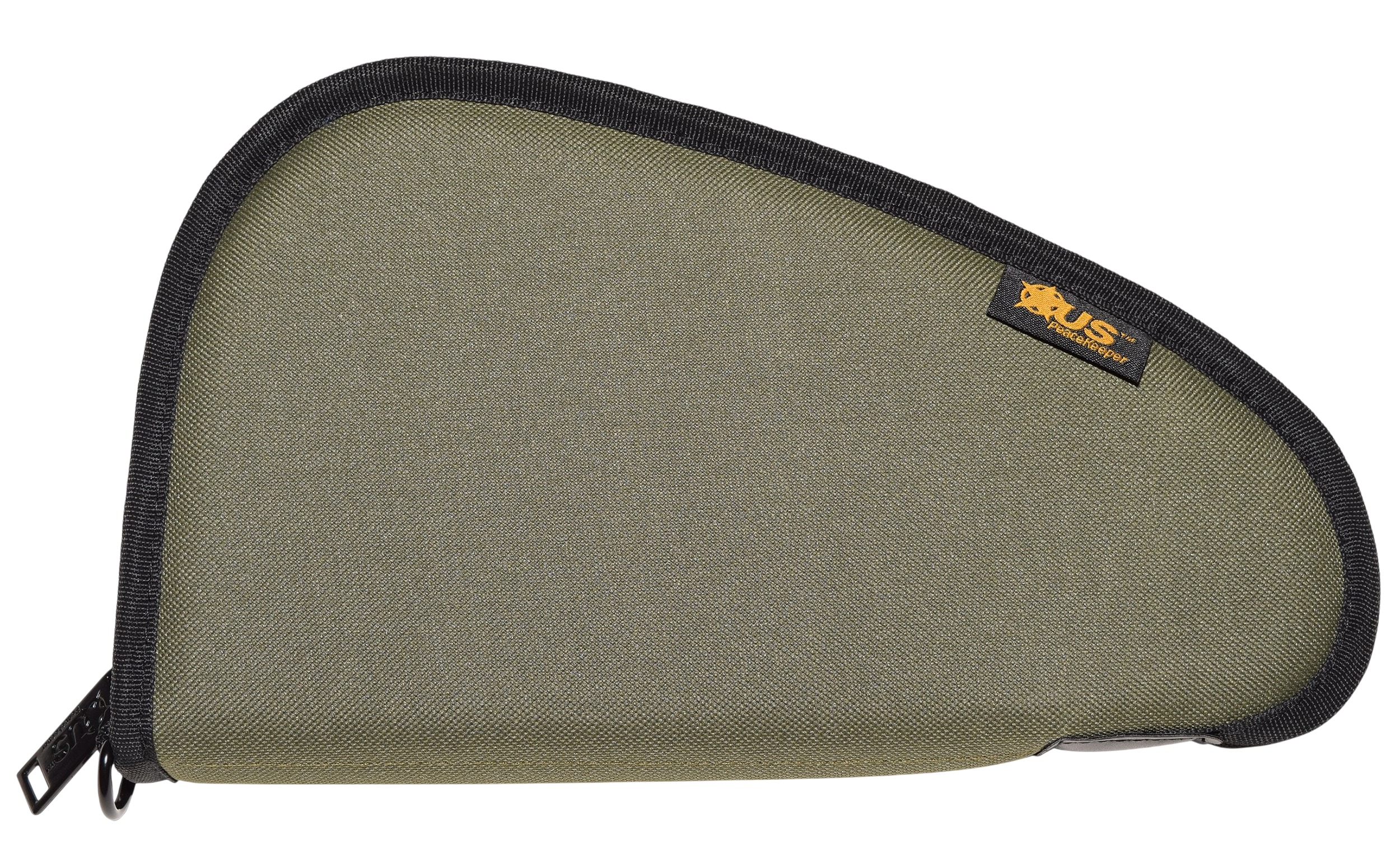 US PeaceKeeper P21713 Pistol Case  OD Green Polyester Holds 1 Pistol