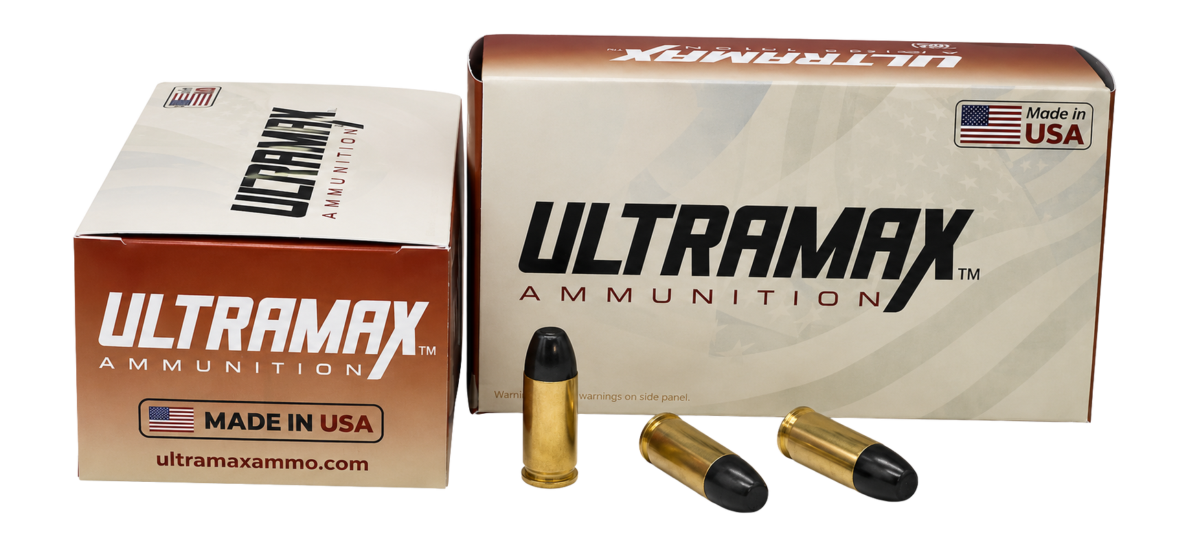 Ultramax 40 S&W 180gr Flat Point 50rd Box