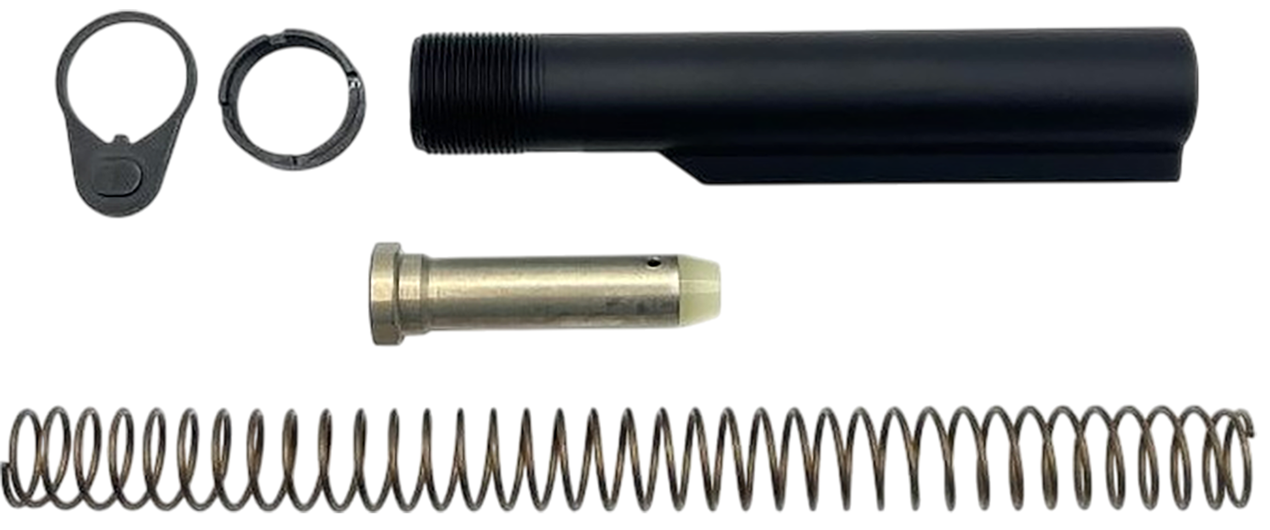 LBE Unlimited H2BUFKT Buffer Tube Kit Black AR-Style