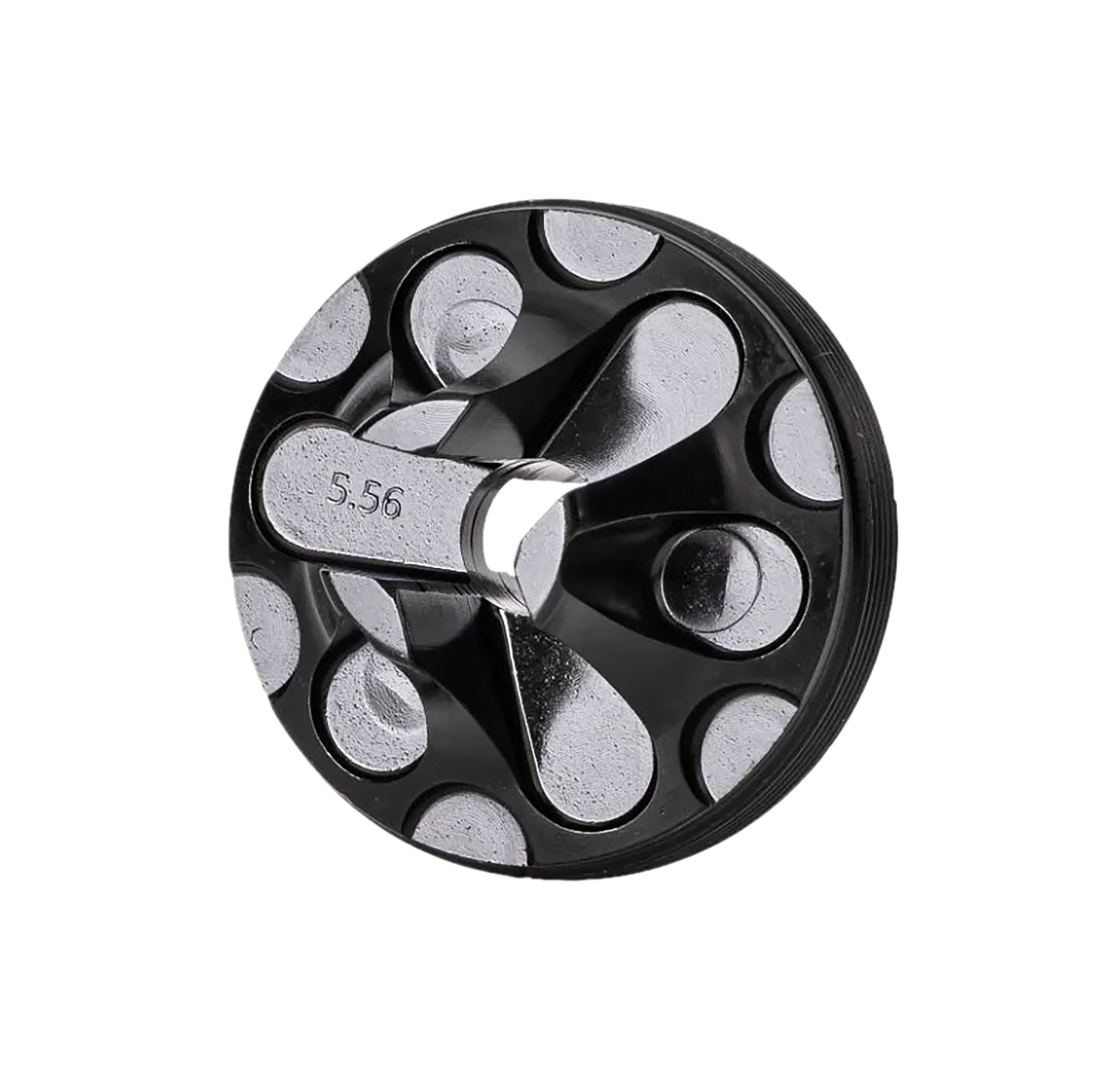 Rugged Suppressors FC007 Flash Hider Front Cap  5.56mm, Black Steel