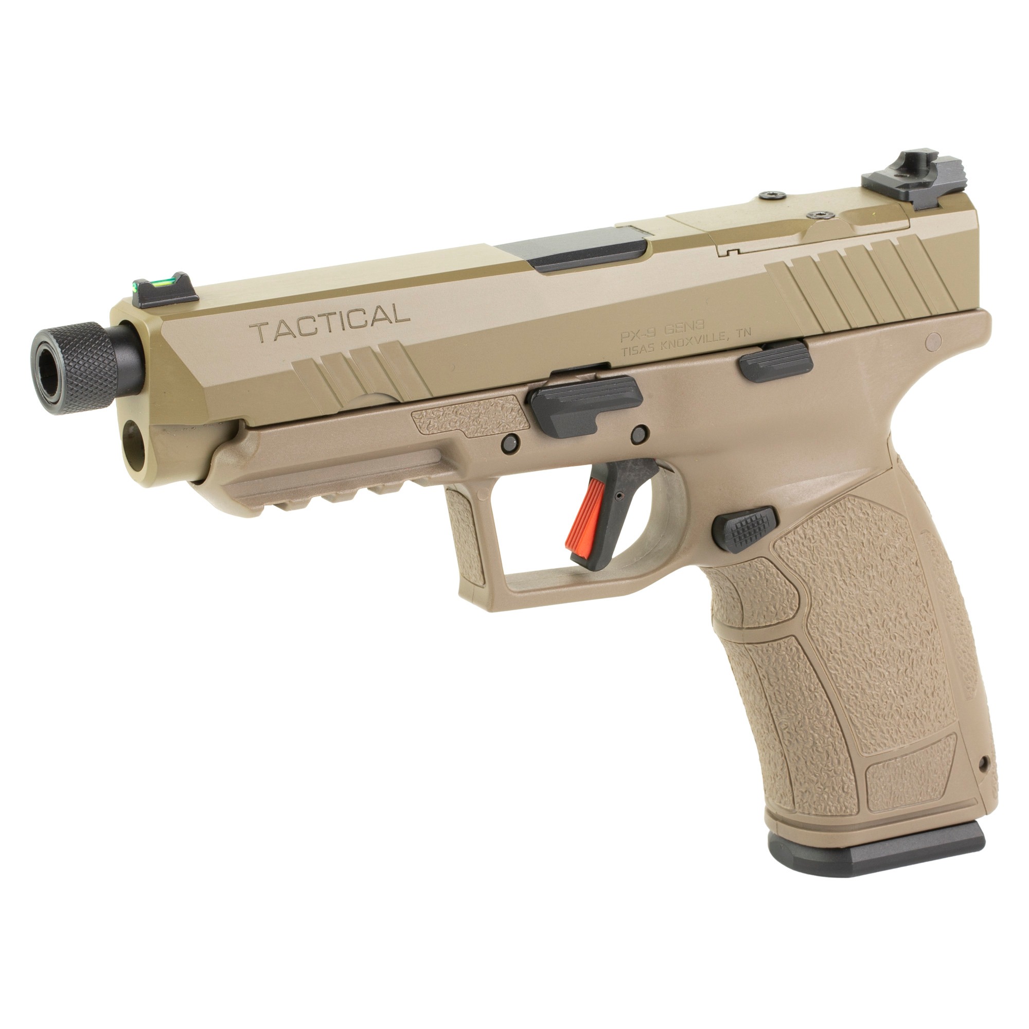 TISAS PX-9G3 TAC 9MM 5.1" TB 20RD FD