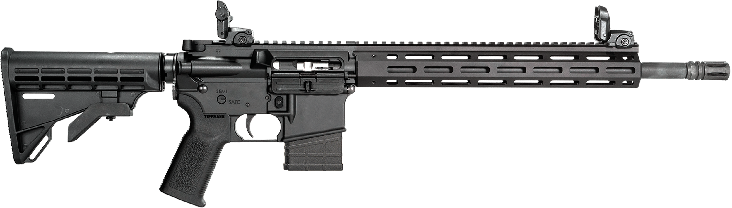 Tippmann Arms A101036 M4-22 Elite 22 LR 10+1 16" Black Parkerized Barrel, Matte Black Aluminum Receiver w/Picatinny Rail, M-LOK Handguard, Black CAR15 Polymer Stock, Black Gen2 Grip, Right Hand