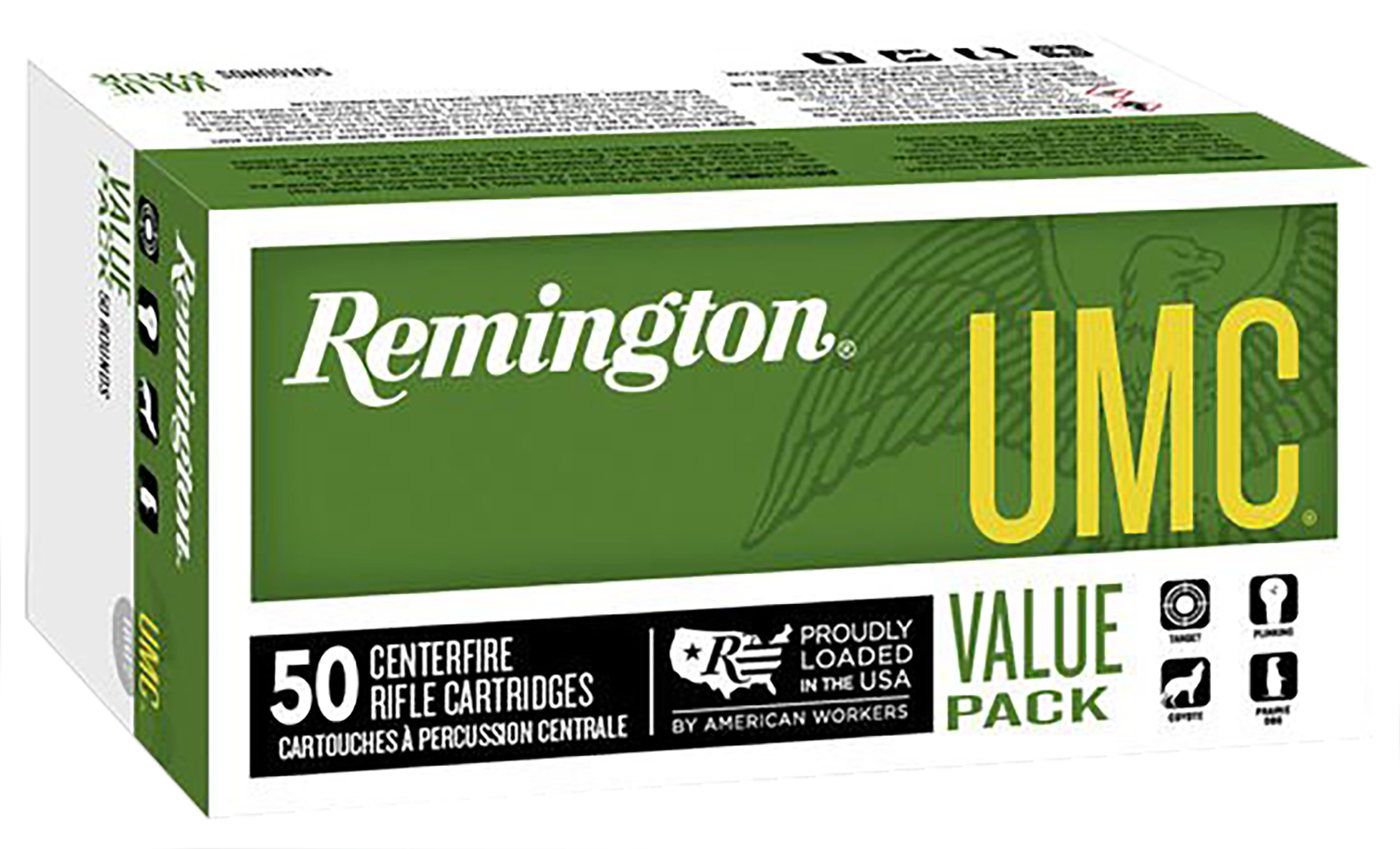 Remington Ammunition 23712 UMC Value Pack 30Carbine 110gr Full Metal Jacket 50 Per Box/10 Case