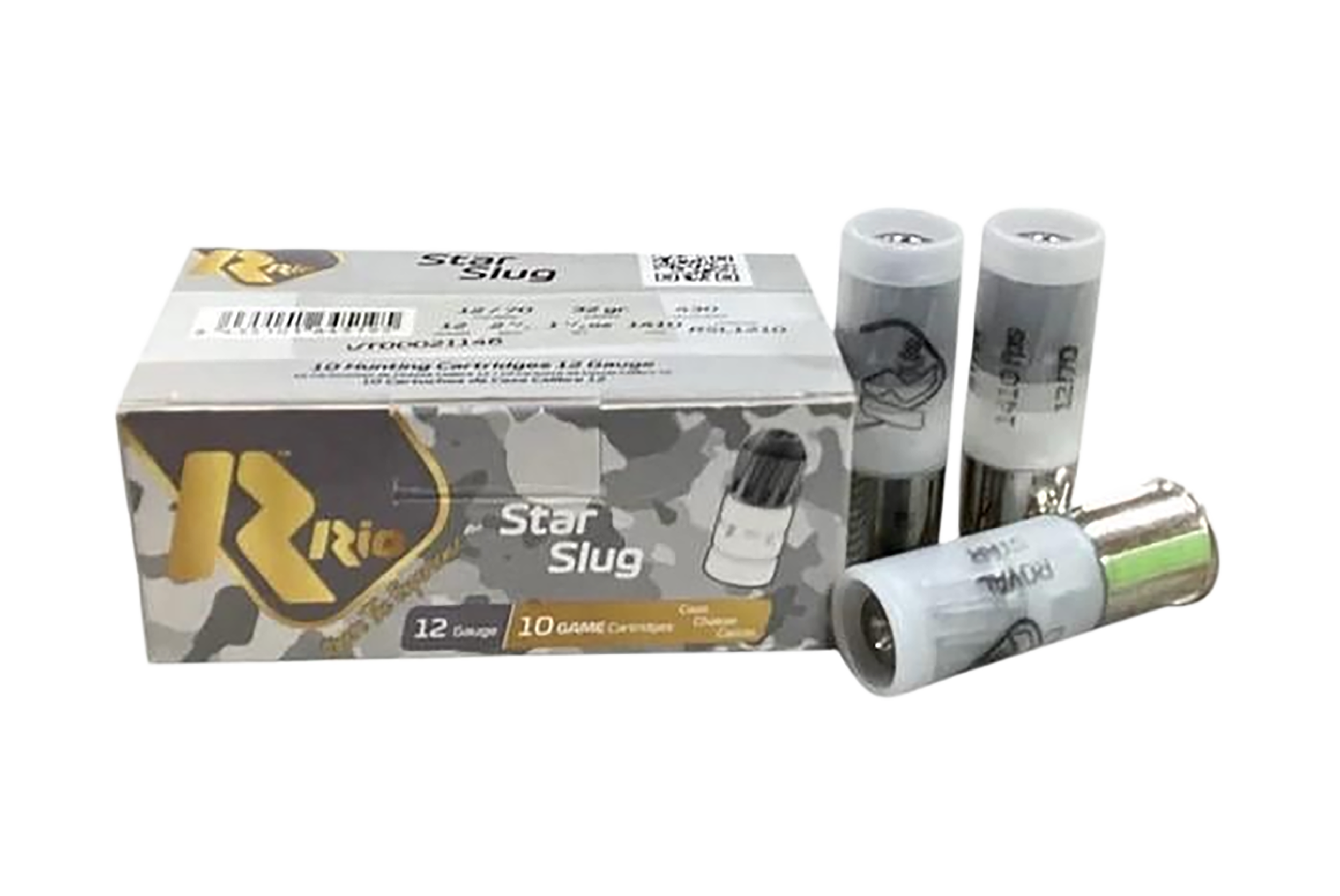 Rio Ammunition RSL1210   12Gauge 2.75" Slug Shot 10 Per Box/25 Case