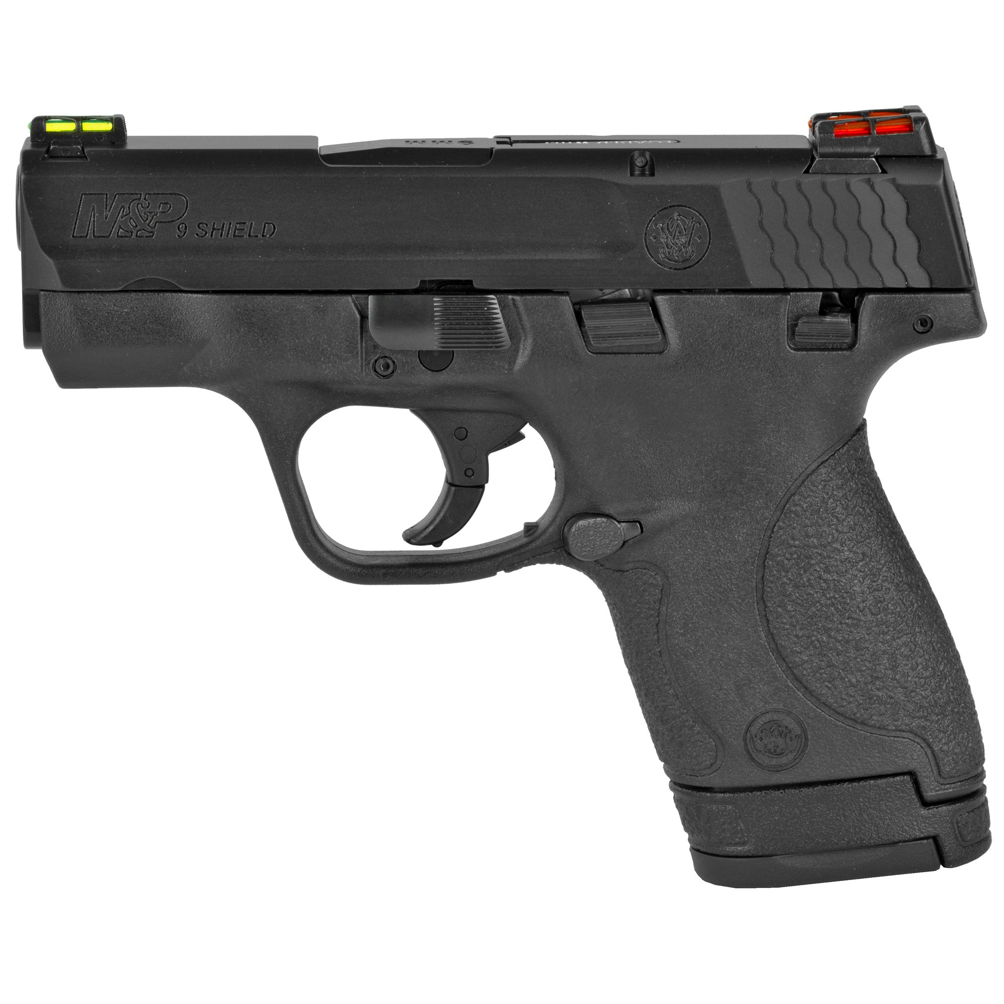 S&W SHIELD 9MM 3.1" BLK 8RD HIVZ CA