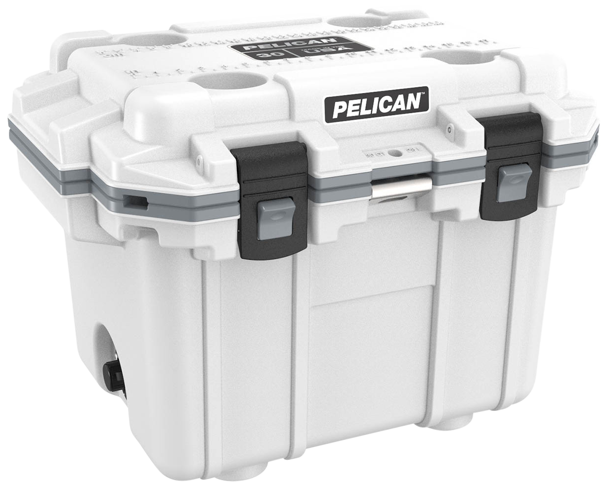 PELICAN 30Q-1-WHTGRY 30QT ELITE COOLER WHT/GRY