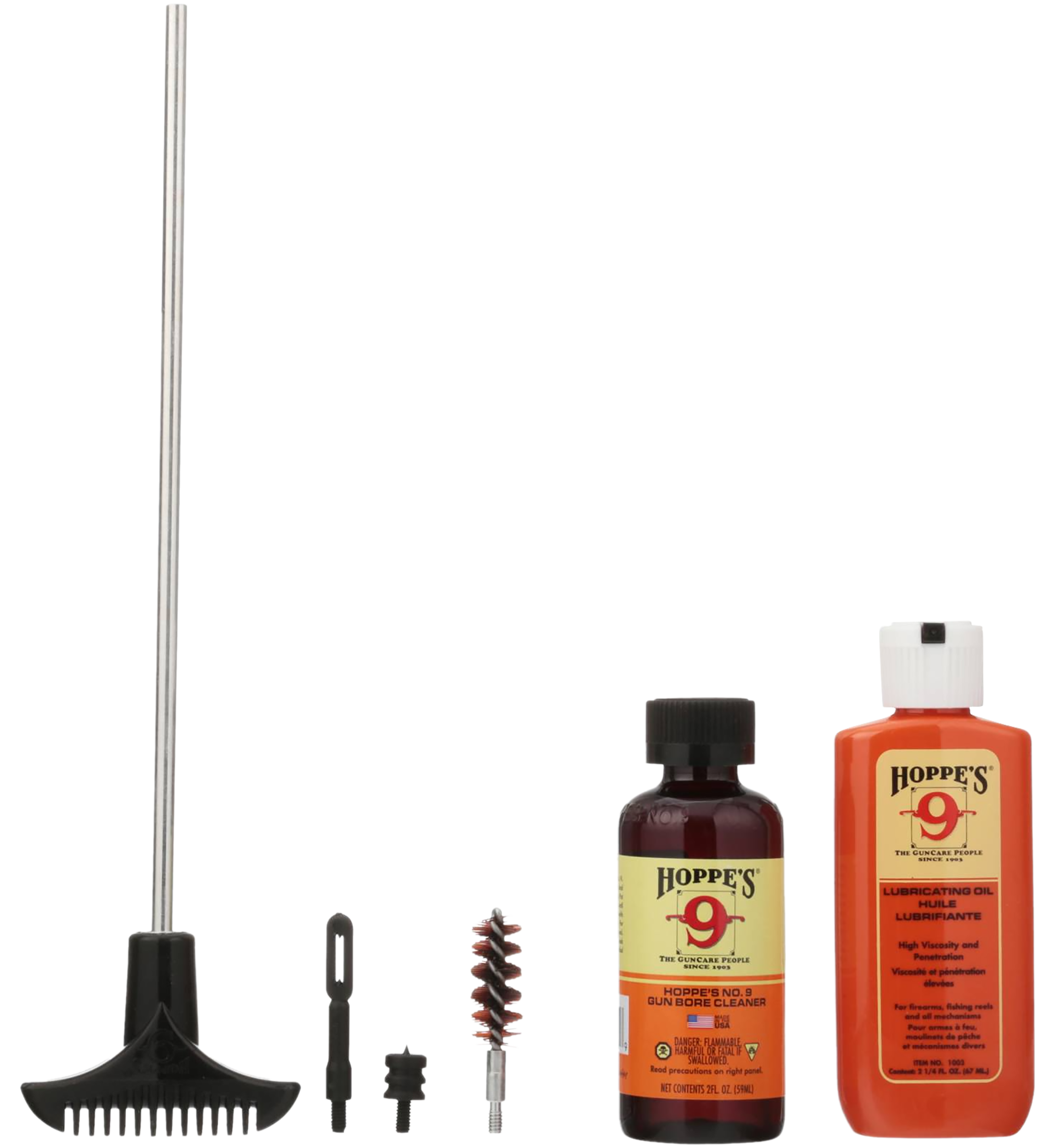 Hoppe's PCO45B Pistol Cleaning Kit 44 / 45 Cal (Clam Pack)
