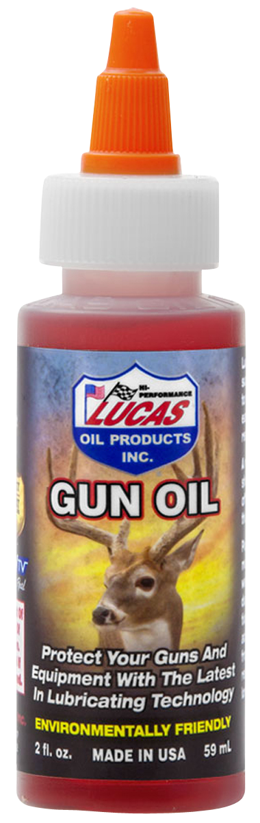 Lucas Oil 10006 Lucas Gun Oil  Cleans, Lubricates, Prevents Rust & Corrosion 2 oz Squeeze Bottle