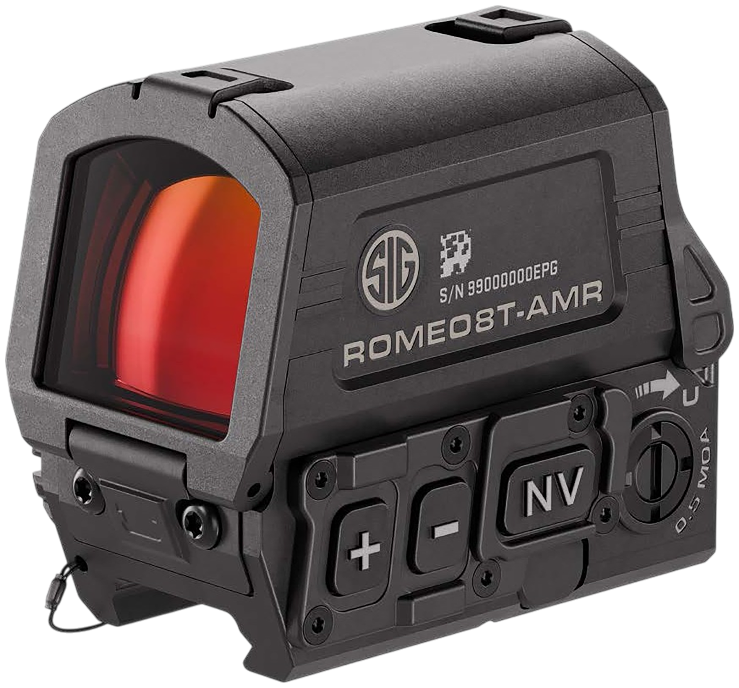 Sig Sauer Electro-Optics SOR8T101 Romeo8T AMR Matte Black 1x40mm Quad Ballistic Circle Dot 2.0 Reticle, Rifle